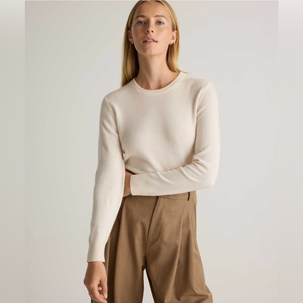 Quince Mongolian Cashmere Crew Neck Sweater